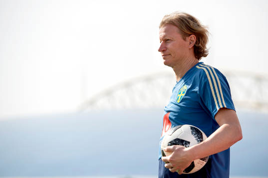 Sweden's team manager Stefan Pettersson