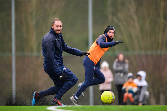 Bla gjennom flere bilder av Fotboll, Allsvenskan, Helsingborg, Träning