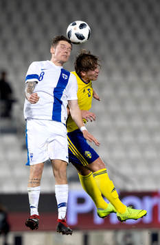 Finland's Robert Taylor and Sweden's Alexander Fransson