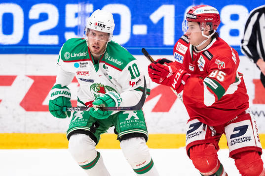 Rögles Matt Carey och Moras Michael Haga