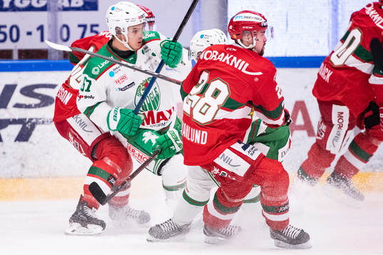 Rögles Leon Bristedt och Moras Oskar Svanlund