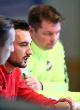 IFK Norrköpings nyförvärv Sead Haksabanovic mellan