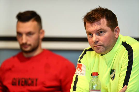 IFK Norrköpings nyförvärv Sead Haksabanovic mellan