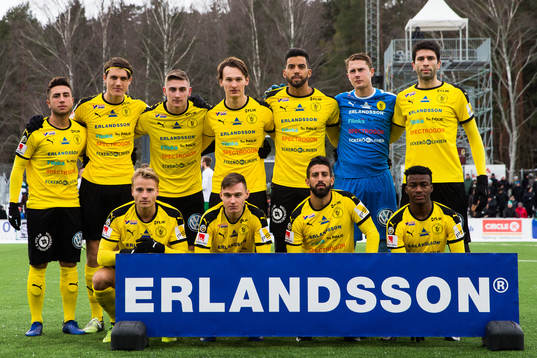 Frejs startelva innan träningsmatchen i fotboll mellan