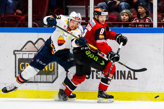 Djurgårdens Petteri Wirtanen och Malmö Redhawks Johan