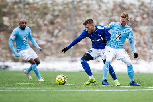 Lyngbys Jesper Christjansen och Malmö FFs Anders Christiansen