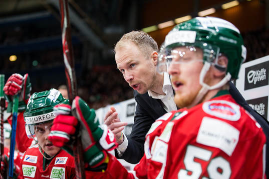 Frölundas assisterande tränare Johan Lundskog