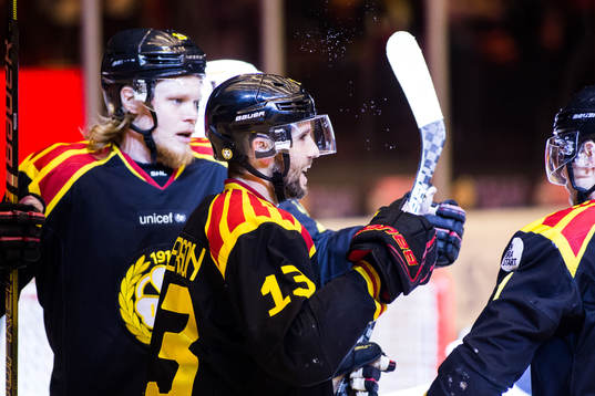 Brynäs Ryan Gunderson jublar