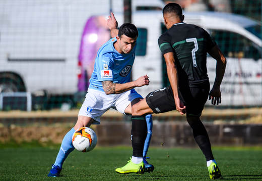 Behrang Safari of Malmö FF and Wanderson Campos Sousa