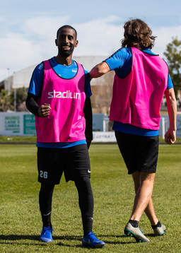 Mohammed Saeid och Axel Björnström jublar