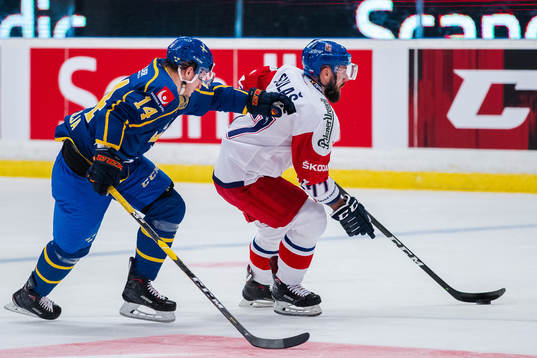 Jakob Lilja  of Sweden and Milan Gulas of Czech Republic