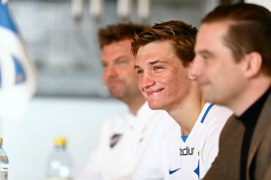 IFK Norrköpings nyförvärv Rasmus Lauritsen mellan