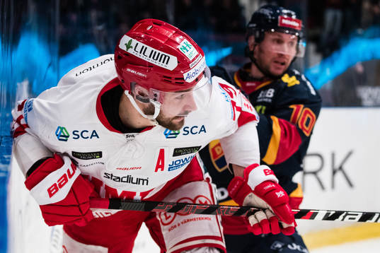 Timrås Ludvig Rensfeldt och Djurgårdens Niclas Bergfors