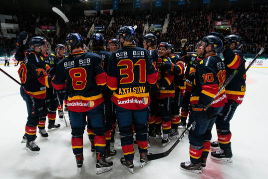 Djurgårdens spelare jublar