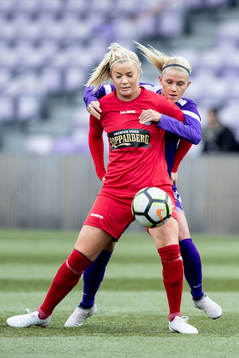 Göteborgs Amanda Johnsson Haahr mot Jitex Pernilla