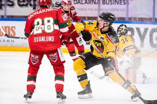 Luleås Jonas Berglund och Moras Oskar Svanlund