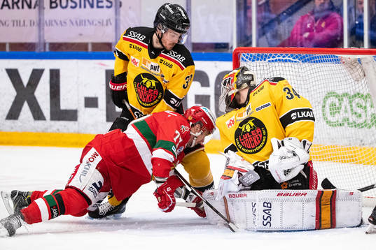 Luleås Oscar Engsund och Moras Michael Keränen och