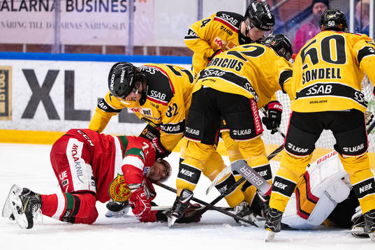 Luleås Oscar Engsund och Moras Michael Keränen och