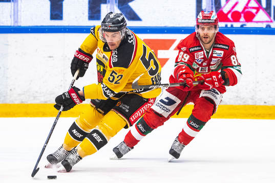 Luleås Karl Fabricius och Moras Ryan Johnston