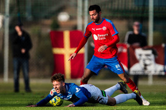 Helsingborgs David Boysen och Trelleborgs Felix Hörberg