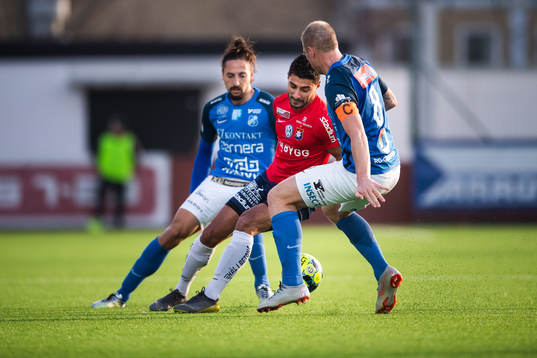 Norrbys Dijan Vukojevic och Nicklas Savolainen