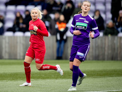 Göteborgs Amanda Johnsson Haahr mot Jitex Anna Erlingmark