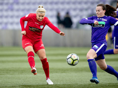 Göteborgs Amanda Johnsson Haahr mot Jitex Emelie Börjesson