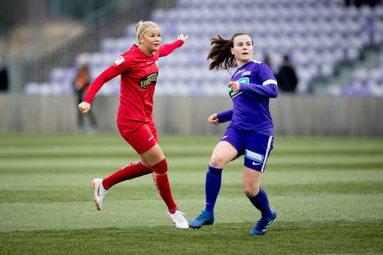 Göteborgs Amanda Johnsson Haahr mot Jitex Emelie Börjesson
