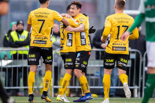 Elfsborgs Stefan Ishizaki jublar