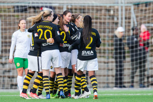 AIKs spelare jublar efter 0-3