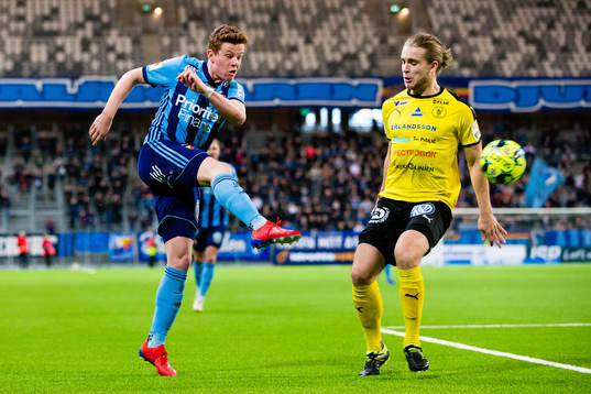 Djurgårdens Aslak Witry och Frejs Amadeus Sögaard