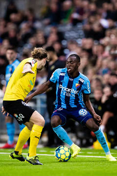 Djurgårdens Edward Chilufya och Frejs Amadeus Sögaard