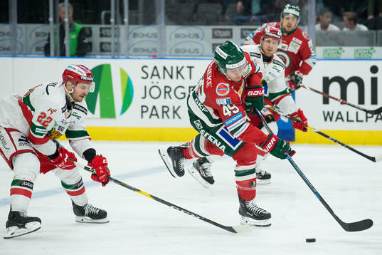 Moras Matt Bailey och Frölundas Rhett Rakhshani