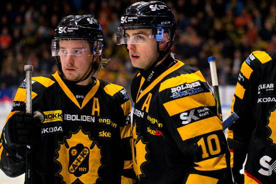 Skellefteås Jonathan Pudas och Joakim Lindström