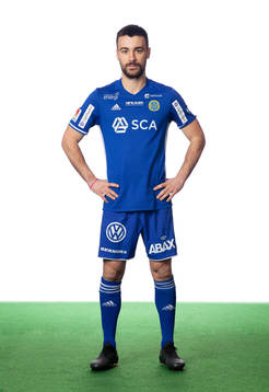 GIF Sundsvalls Carlos Moros Gracia poserar för ett porträtt den 21 februari 2019 i Sundsvall.