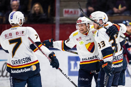 Djurgårdens Jason Garrison, Sebastian Strandberg och Linus