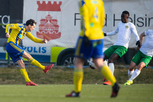 Eskilsminnes Filip Egger gör 1-0