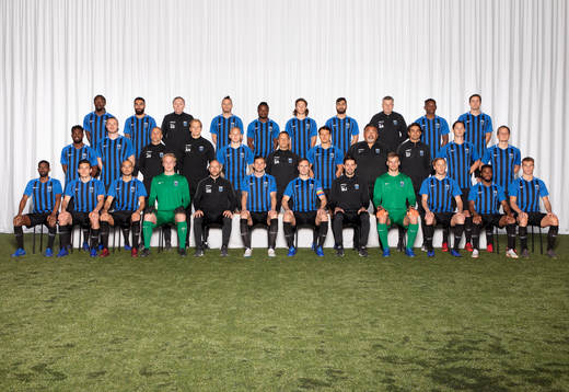  Kebba Ceesay, Charbel Georges, lagledare Christer Cederholm, Jonas Lindberg, Henry Offia, Axel Björnström, Sherko Faiqi, materialförvaltare Gert Andersson, Sylvin Kayembe, Jesper Arvidsson. Mittenledet från vänster: Abdul Razak, Daniel Jarl, fystränare Johan Holmström, naprapat Anton Hagberg, Adam Ståhl, sportchef Ola Andersson, Stefano Vecchia, players manager Claudio Leal, målvaktstränare Karim Fegrouch, Philip Haglund, Tim Björkström. Sittande från vänster: Mohammed Saeid, Ian Sirelius, Karl Larson, Gustav Nyberg, tränare Henrik Rydström, Robert Åhman Persson, Niklas Busch Thor, tränare Mirza Jelecak, Lukas Jonsson, Christer Gustafsson, John Junior Igbarumah, Elias Andersson.
