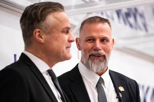 Moras tränare Mats Lusth glad