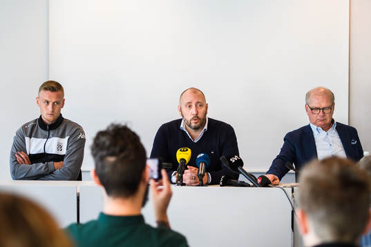 IFK Göteborgs Sebastian Ohlsson, klubbdirektör Max