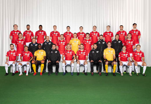  Viktor Götesson, Alan Asaad, José Segura Bonilla, Axel Lindahl, Andreas Jernarp, Erik Grandelius, Oliver Nilsson, Andreas Jansson, Christos Gravius, Filip Stankovic. Mittenledet från vänster: Daniel Janevski, lagledare Stig Ekman, målvaktstränare Jonas Skyllkvist, Erik Björndahl, Hugo Claesson, Marcus Astvald, assisterande tränare Tobias Solberg, lagläkare Juha Hutakangas, Gustav Granath. Sittande från vänster: Rasmus Alm, Nikola Ladan, Ismael Diawara, huvudtränare Stefan Jacobsson, Oliver Ekroth, Christoffer Wiktorsson, assisterande tränare Andreas Holmberg, Dario Miskic, Emil Portén, Jacob Ortmark.