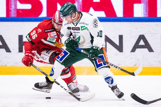 Moras Niki Petti och Färjestads Marcus Nilsson