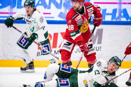 Moras Spencer Abbott och Färjestads Daniel Viksten