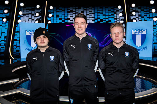 Malmös Sami Mandas, David Eidhammer och Zackarias Johansson