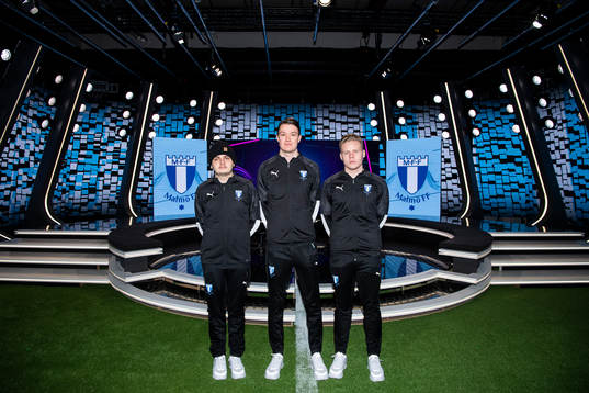 Malmös Sami Mandas, David Eidhammer och Zackarias Johansson