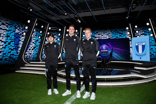 Malmös Sami Mandas, David Eidhammer och Zackarias Johansson