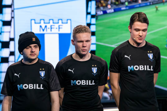 Malmös Sami Mandas, David Eidhammer och Zackarias Johansson