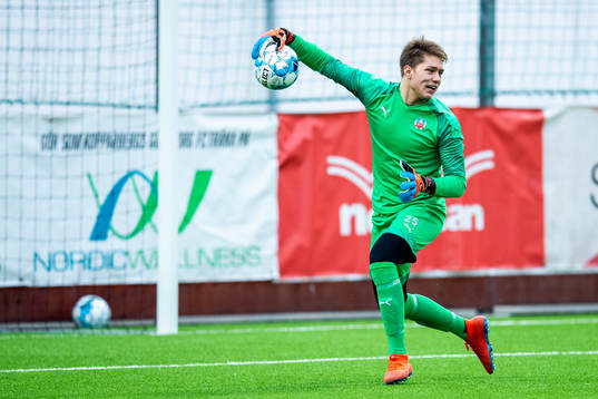 Helsingborgs målvakt Kalle Joelsson