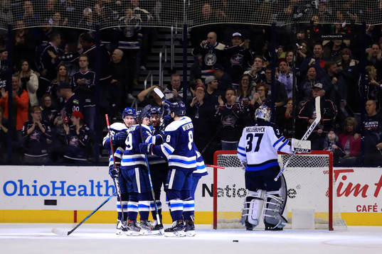 Ishockey, NHL Mar 3, 2019; Columbus, OH, USA; Columbus Blue