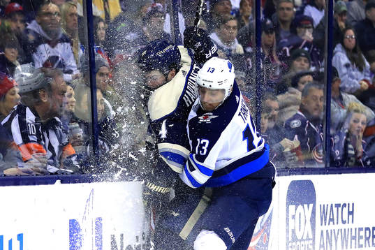 Ishockey, NHL Mar 3, 2019; Columbus, OH, USA; Columbus Blue